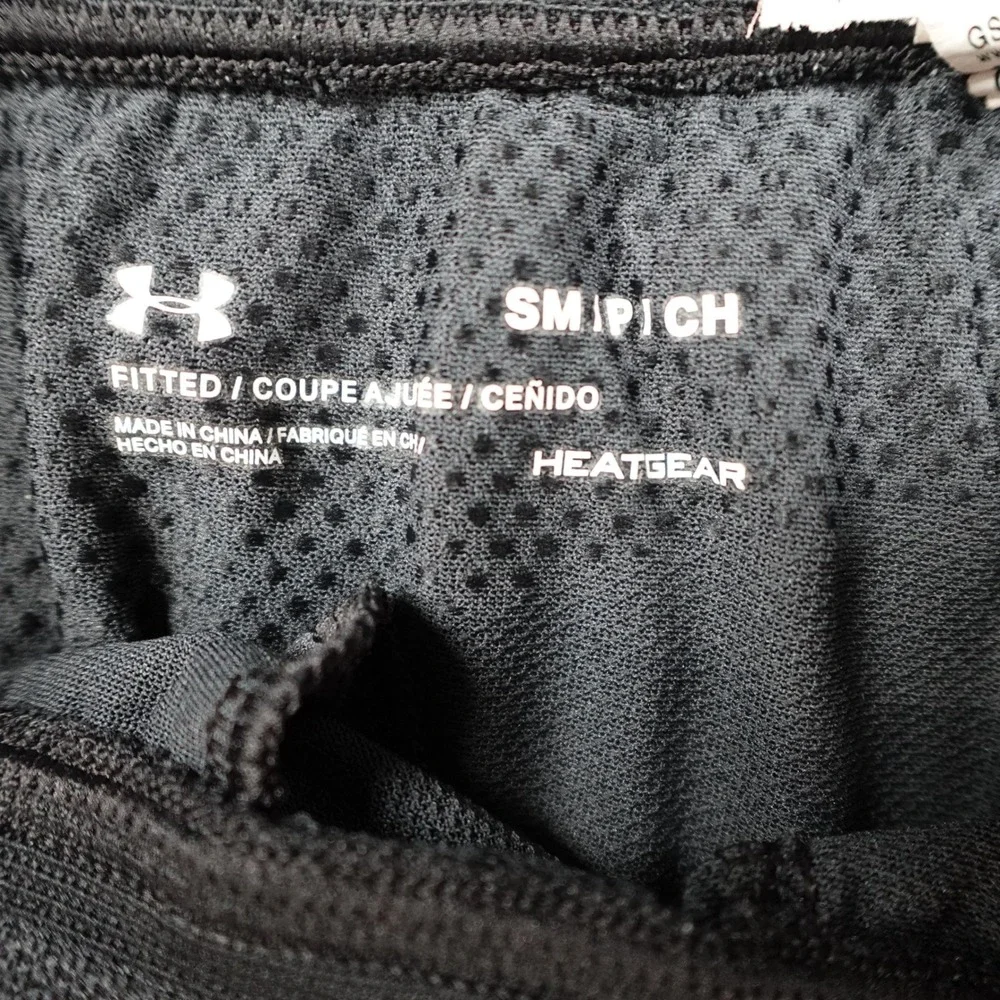 Under Armour Shorts Mens Small Black HeatGear Fitted Threadborne Vanish Seamless